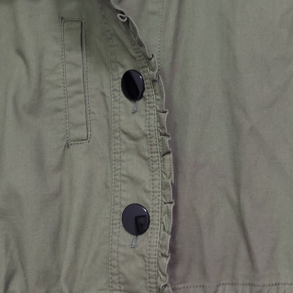 EUC Kate Spade Olive Military Jacket - Picture 5 of 7